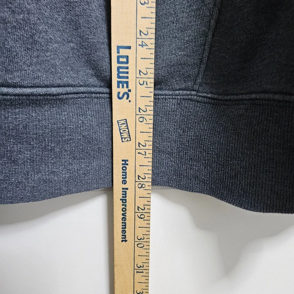 The‎ North Face Hoodie Mens Large Blue Half Dome Logo Pullover Fleece Sweatshirt